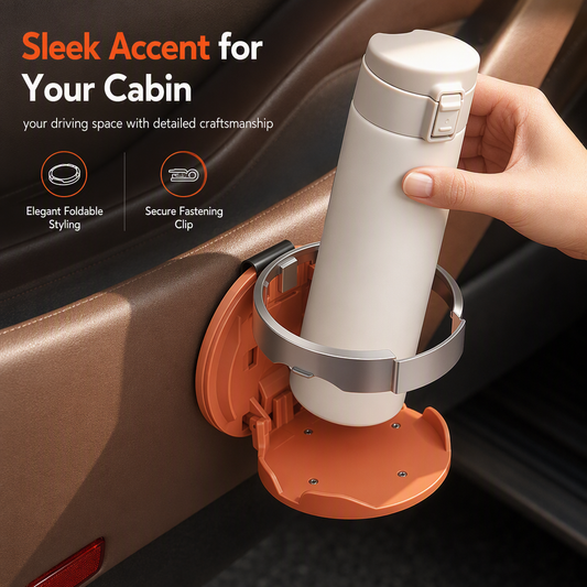 🎁 Last Day 50% OFF✨Universal Foldable Car Cup Holder with Hook
